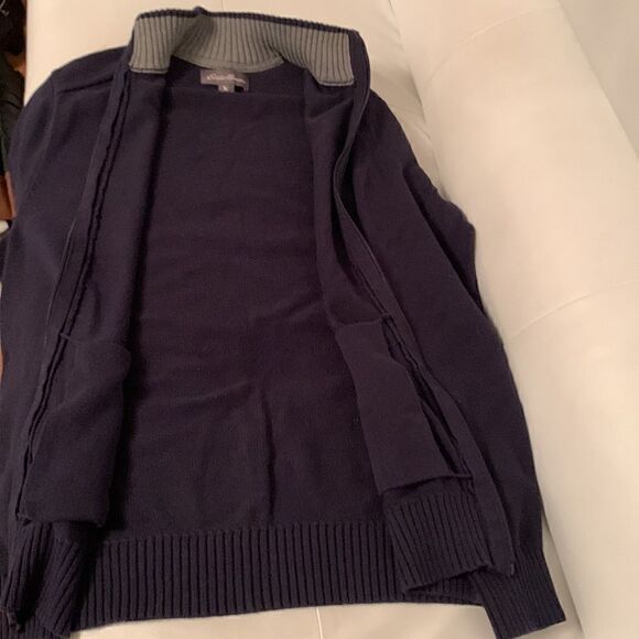 Eddie Bauer Full Zip Cotton Heavy Warm Men’s Sweater Size T XL - Picture 9 of 13